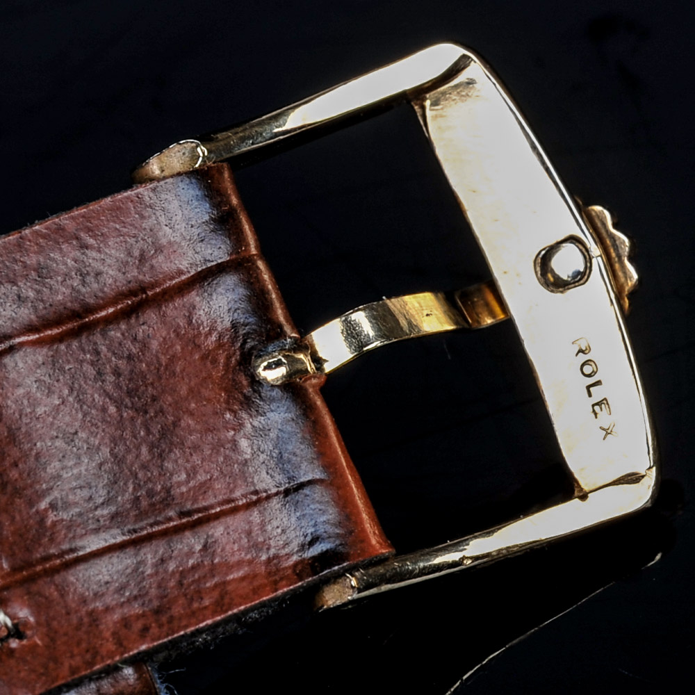 Gentleman's Rolex Oyster Perpetual 18K Yellow Gold Watch