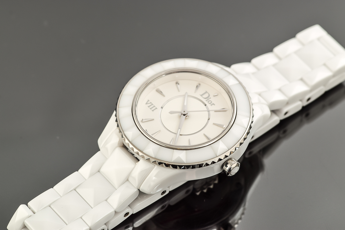 Christian Dior VIII White Ceramic Watch