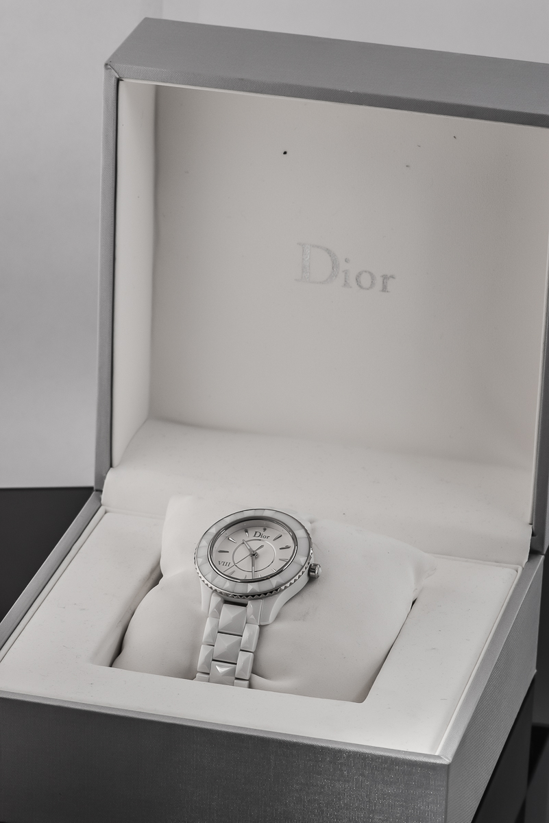 Christian Dior VIII White Ceramic Watch