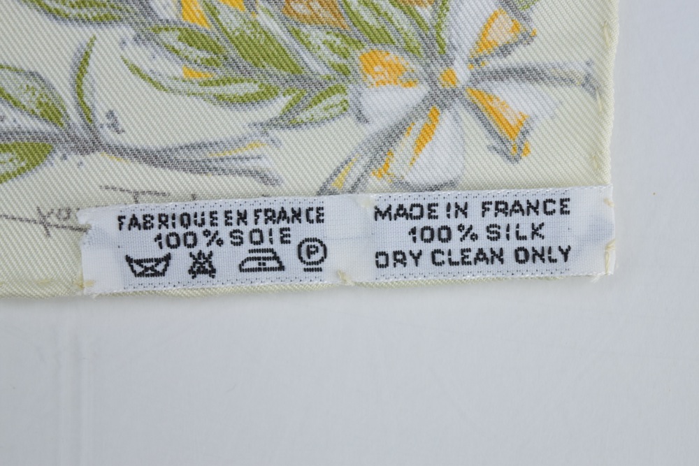 Vintage Hermes "Courses a Chantilly" Silk Scarf