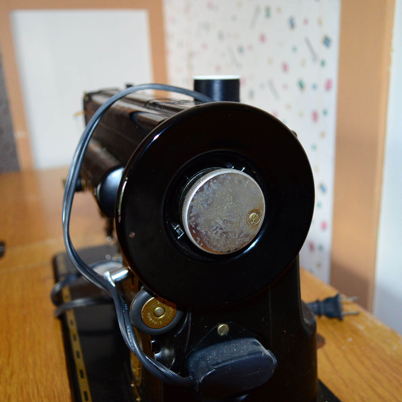 Vintage Singer 301 Sewing Machine & Vintage Cabinet