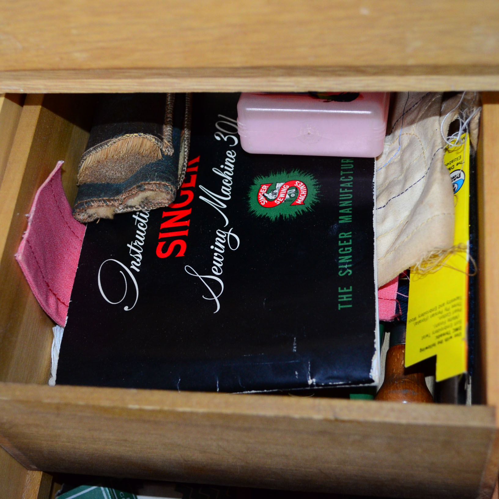 Vintage Singer 301 Sewing Machine & Vintage Cabinet