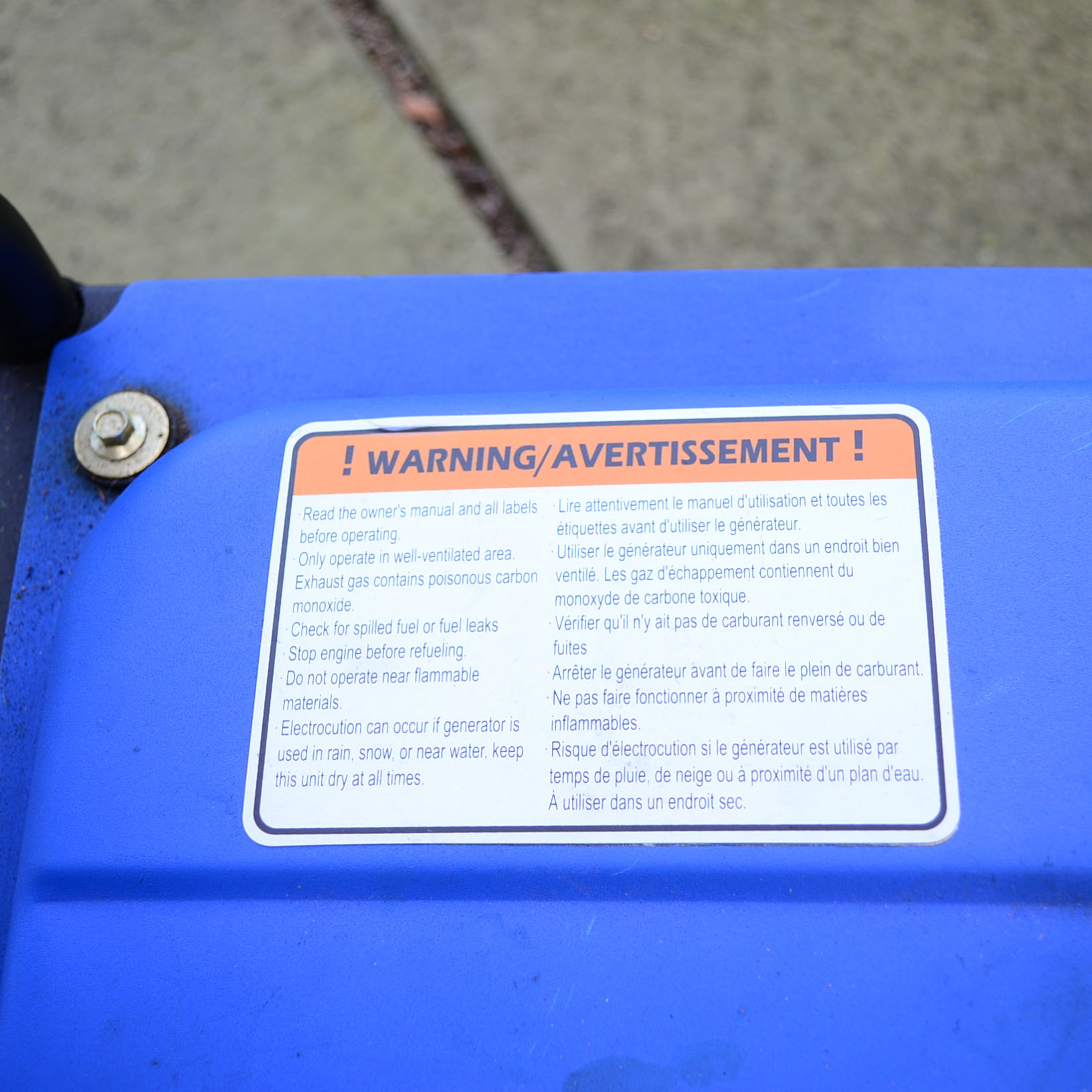 ETQ Gasoline Powered Portable Generator