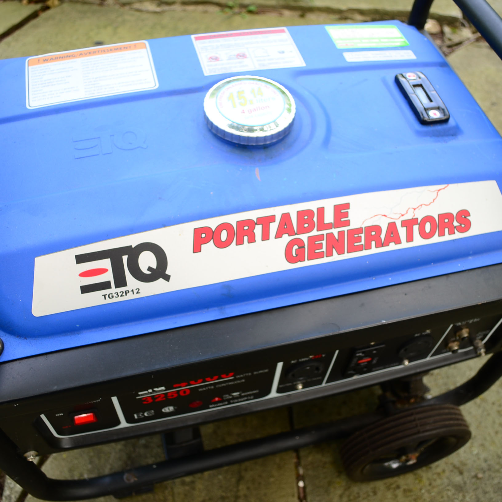 ETQ Gasoline Powered Portable Generator