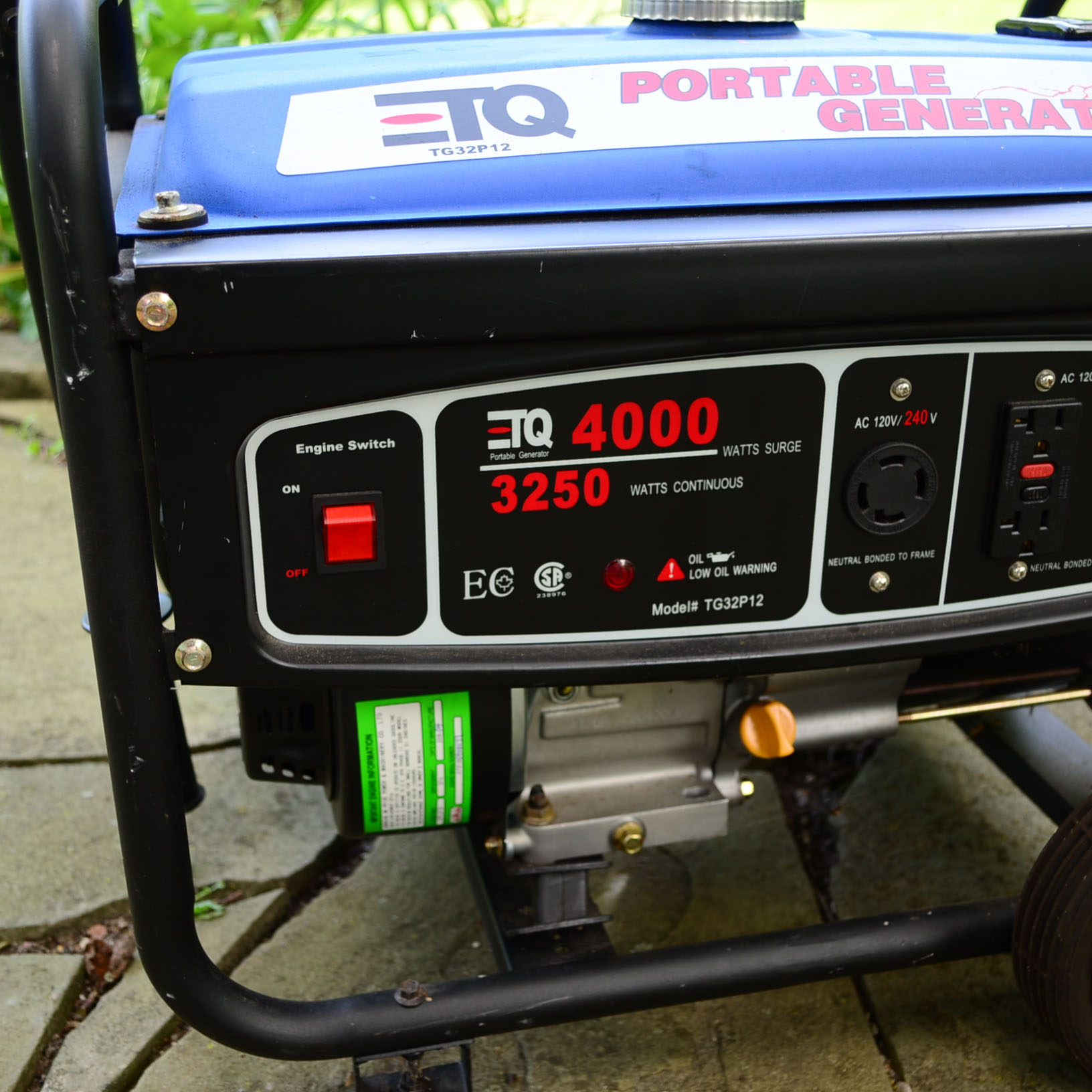 ETQ Gasoline Powered Portable Generator