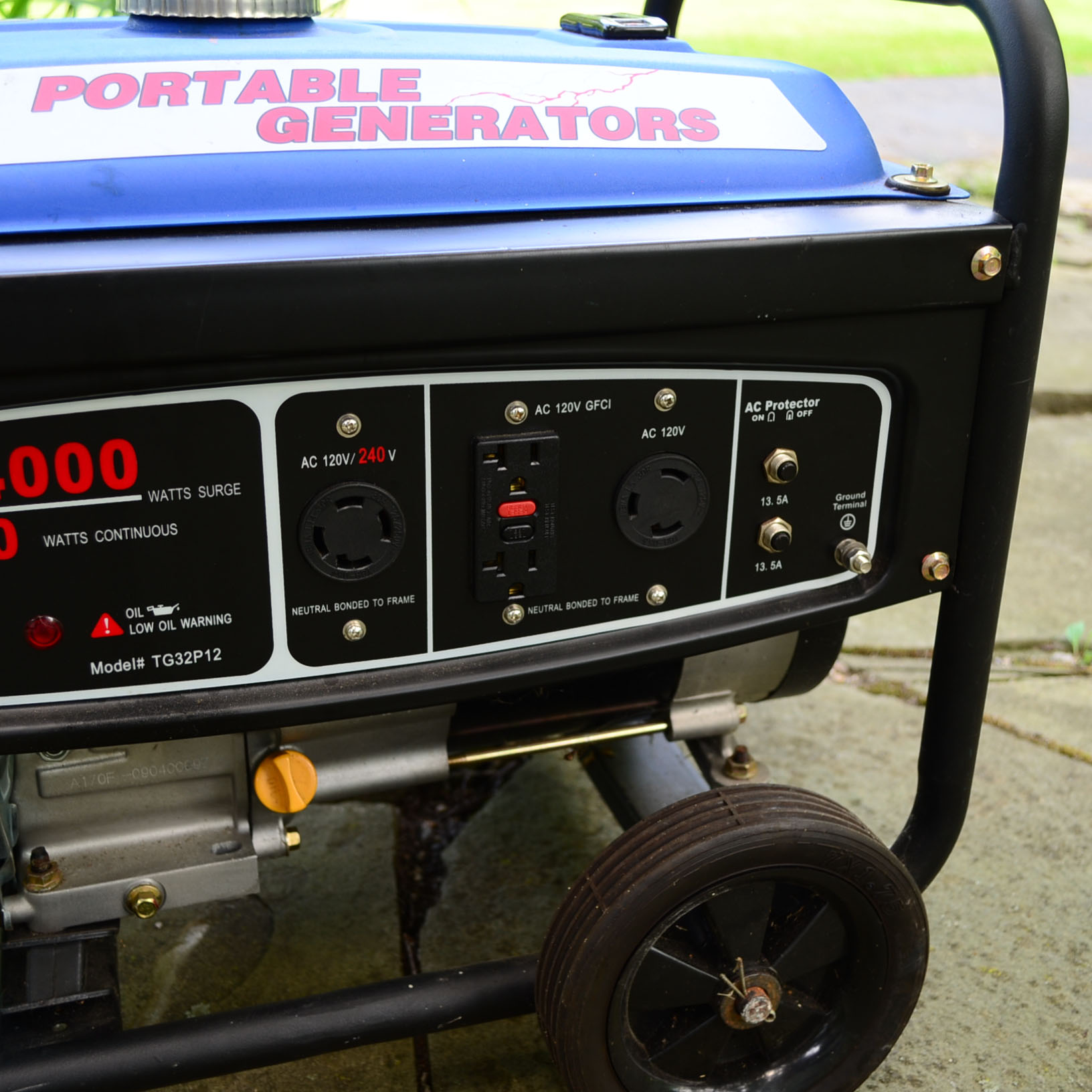 ETQ Gasoline Powered Portable Generator