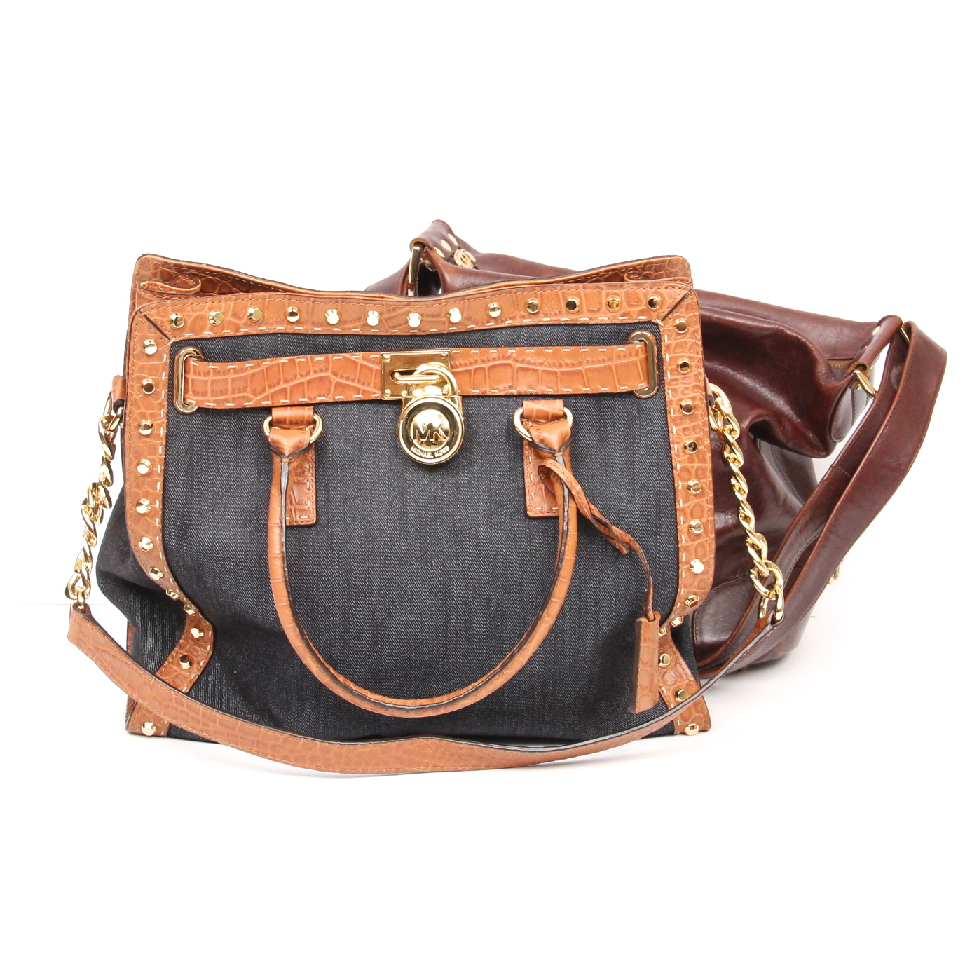 Michael Kors "Hamilton" Bag and Marino Orlandi Leather Purse