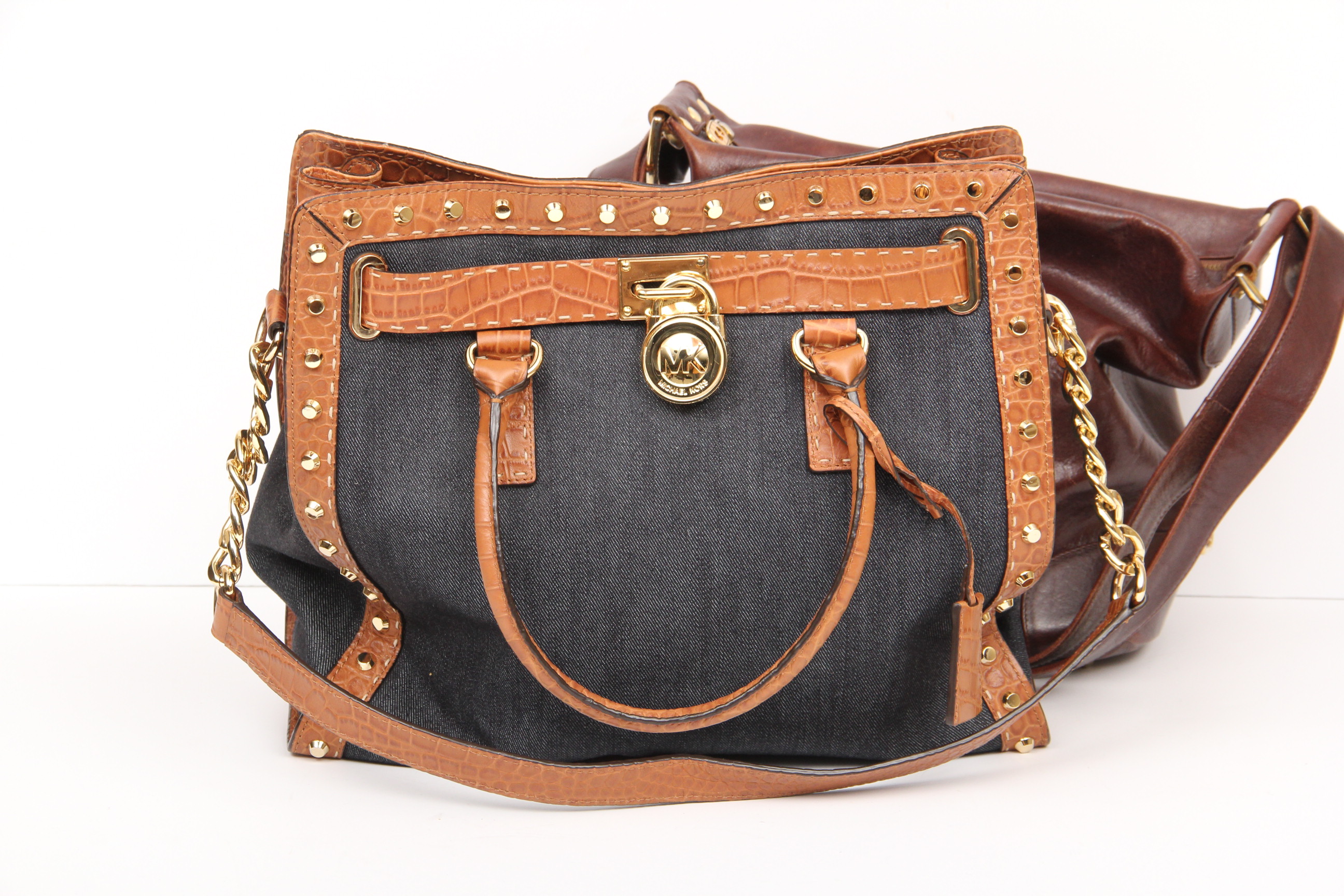 Michael Kors "Hamilton" Bag and Marino Orlandi Leather Purse