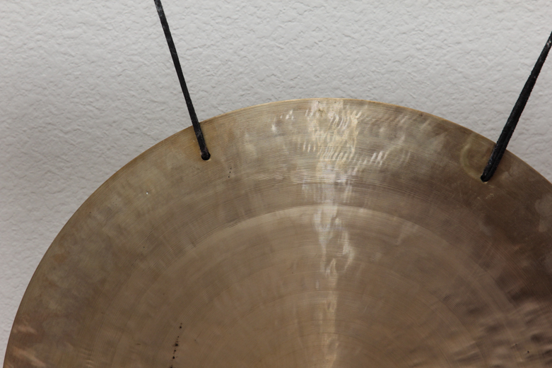 Asian Gong and Stand Set