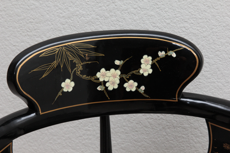 Vintage Black Chinese Style Chair