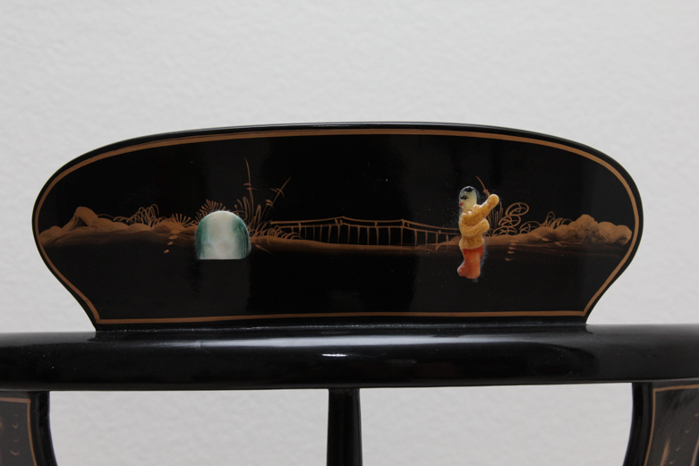 Vintage Black Chinese Style Chair