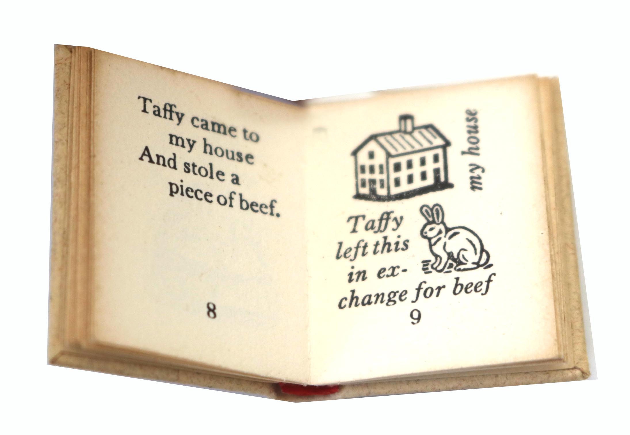 Miniature Book Cabinet with Collection of Publications