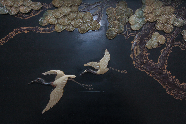 Chinese Mother of Pearl and Seashell Coffee Table
