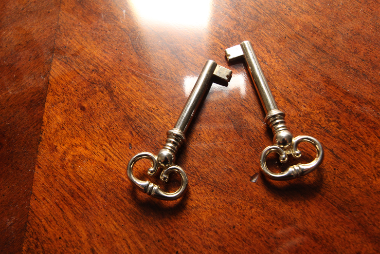 Vintage Black Lacquered Asian Credenza