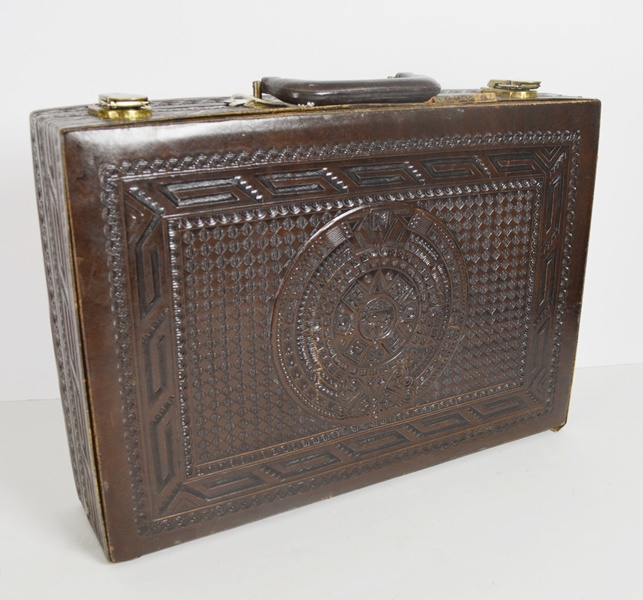 Vintage Leather Attache Briefcase