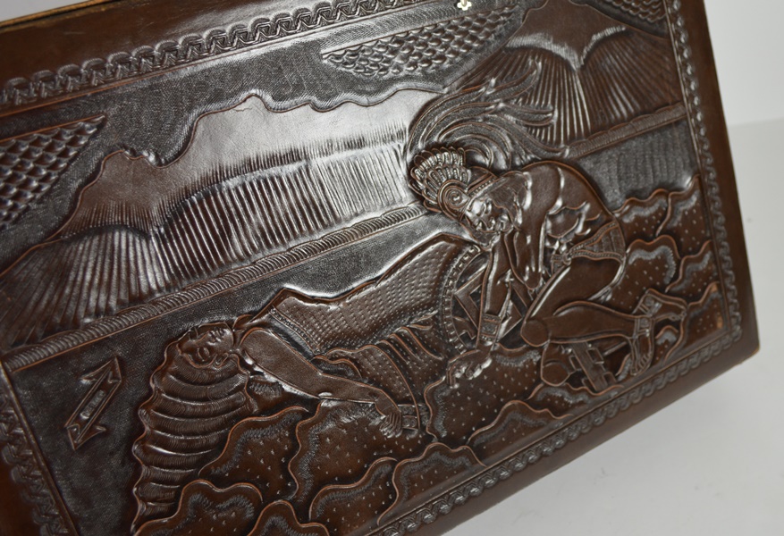 Vintage Leather Attache Briefcase