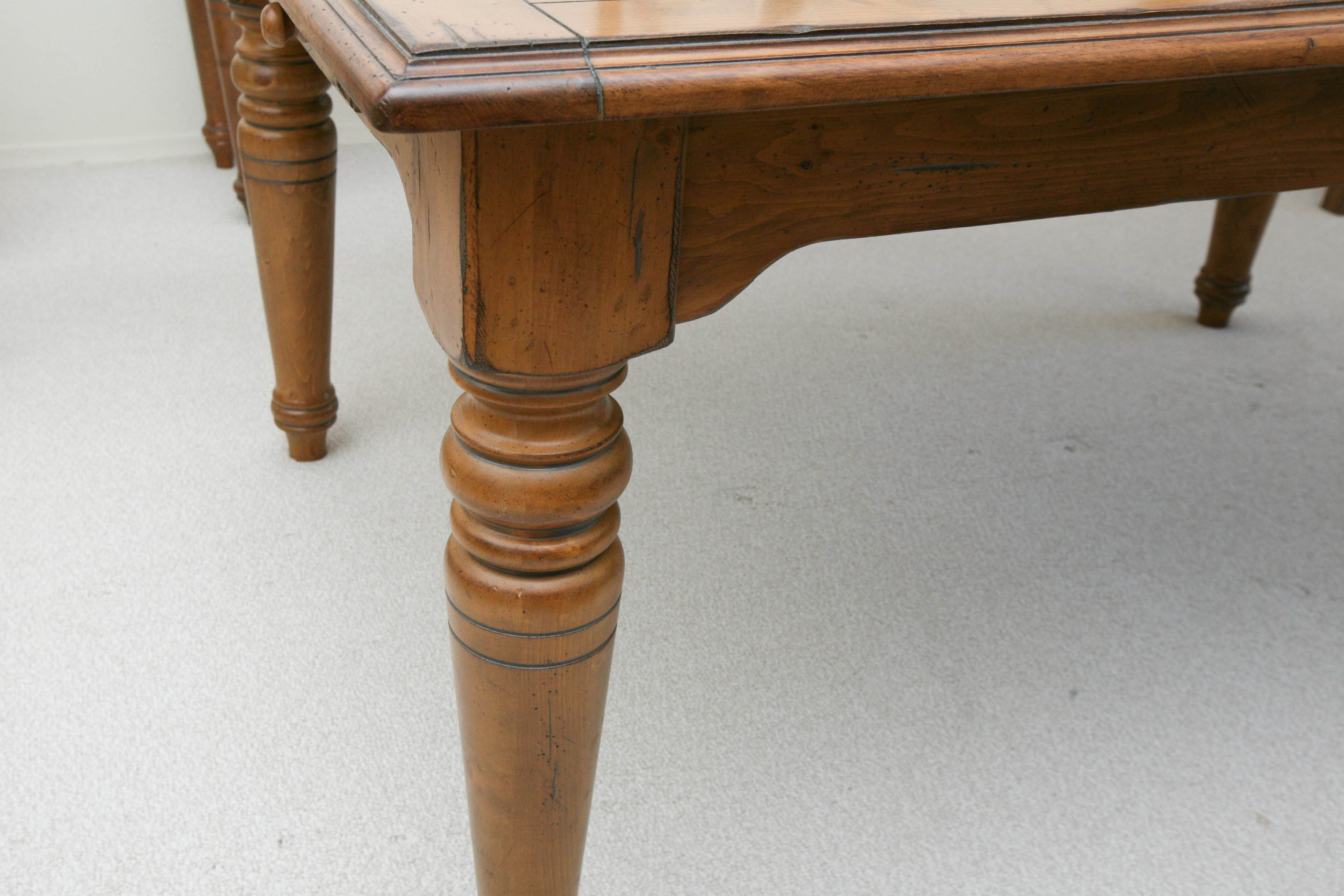 French Country Wooden Dining Table