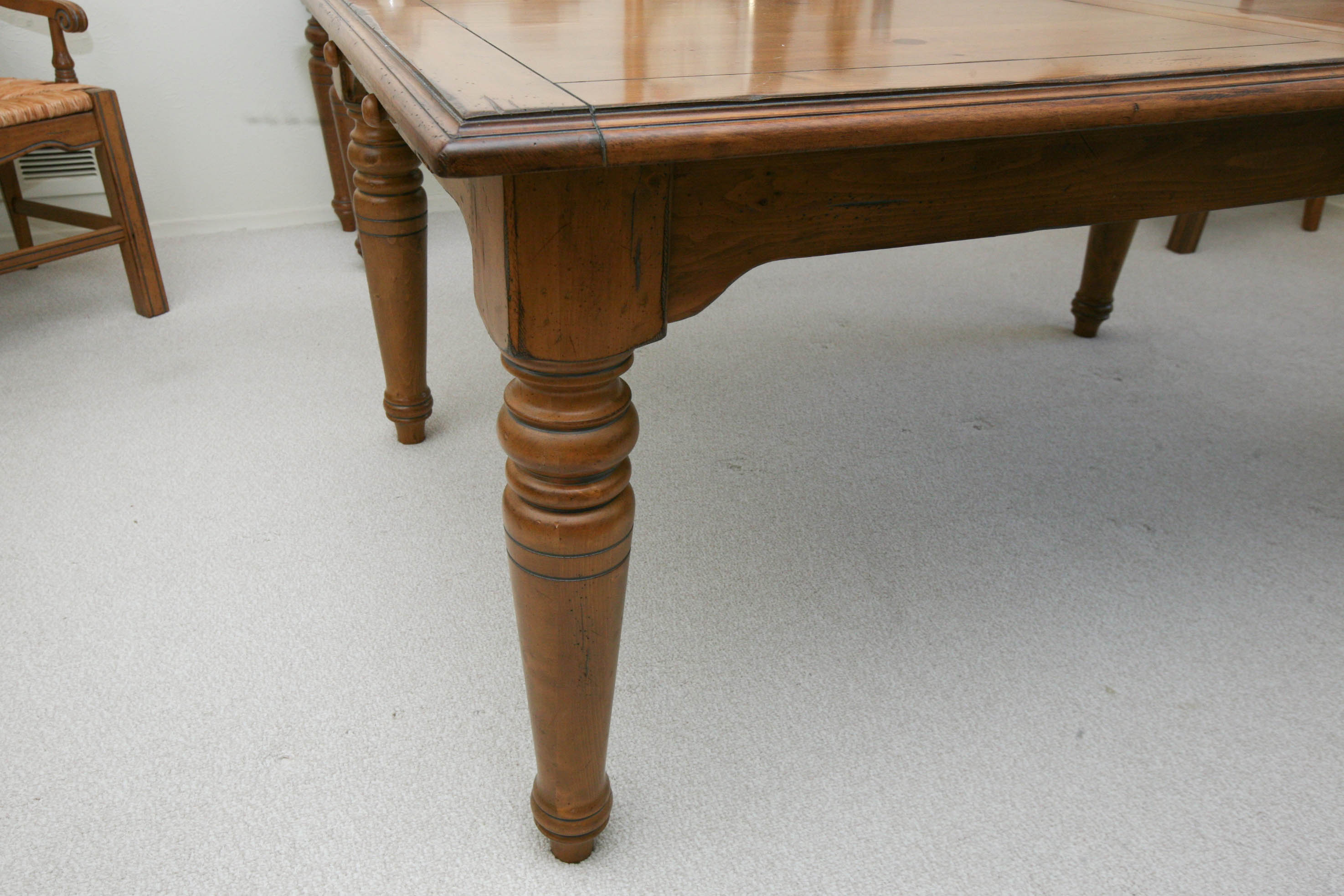 French Country Wooden Dining Table