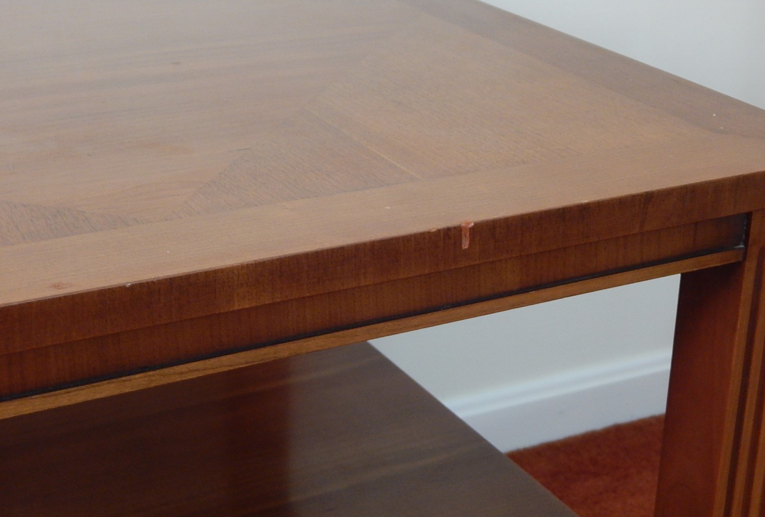 Square Cherry End Table