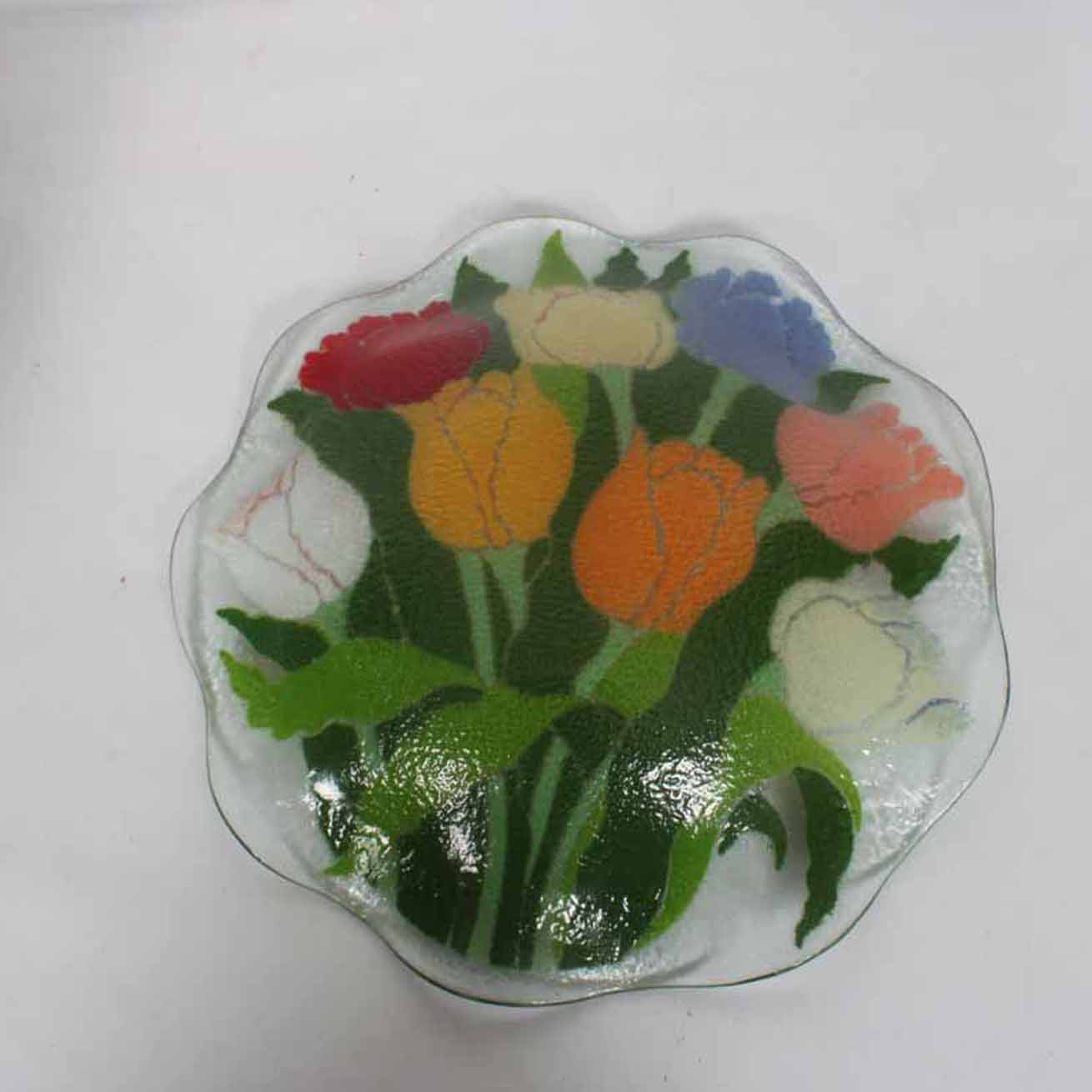 Artist Signed Glass Dishes