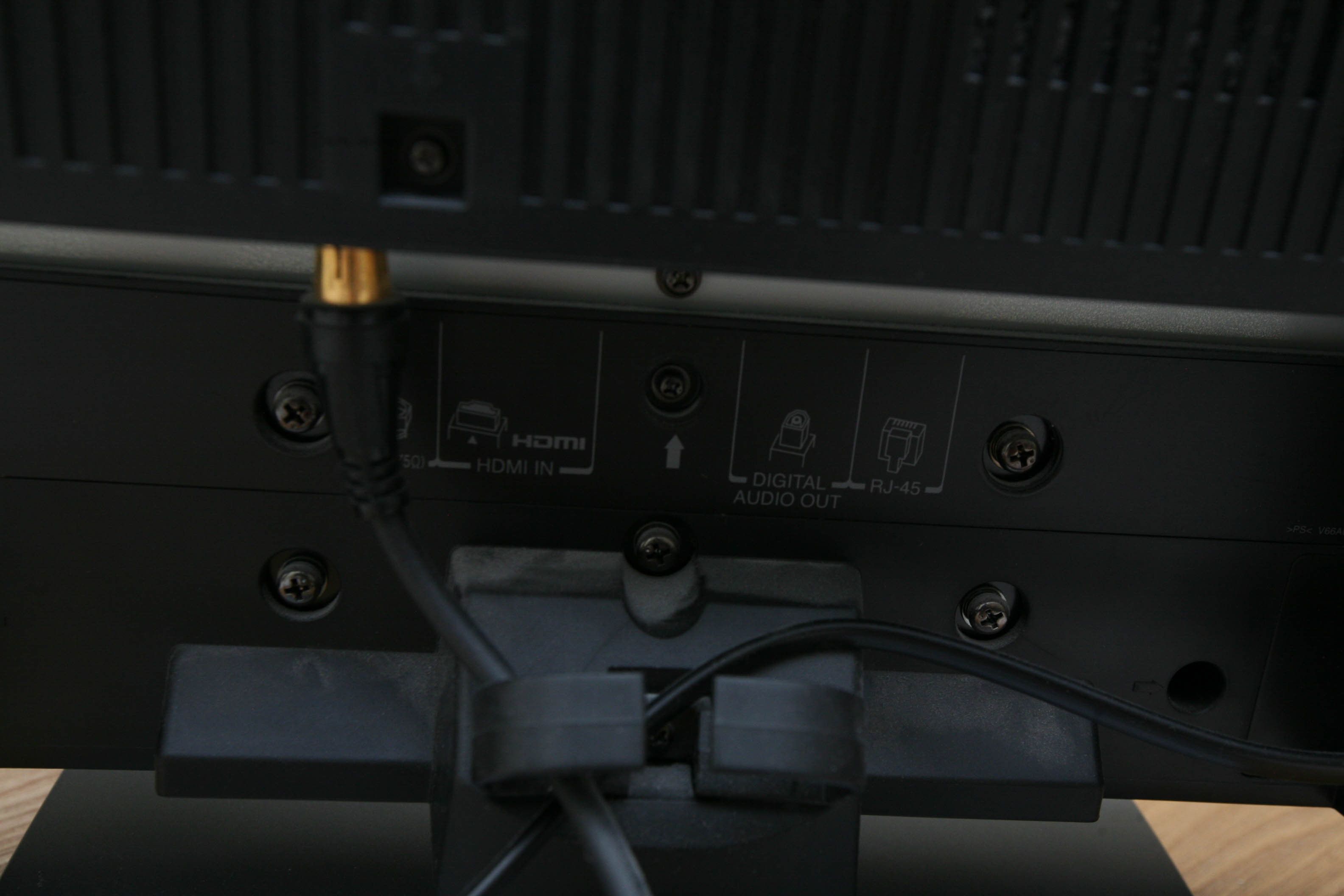 Twenty-Six Inch Toshiba Television/DVD Player and Small Wooden Stand