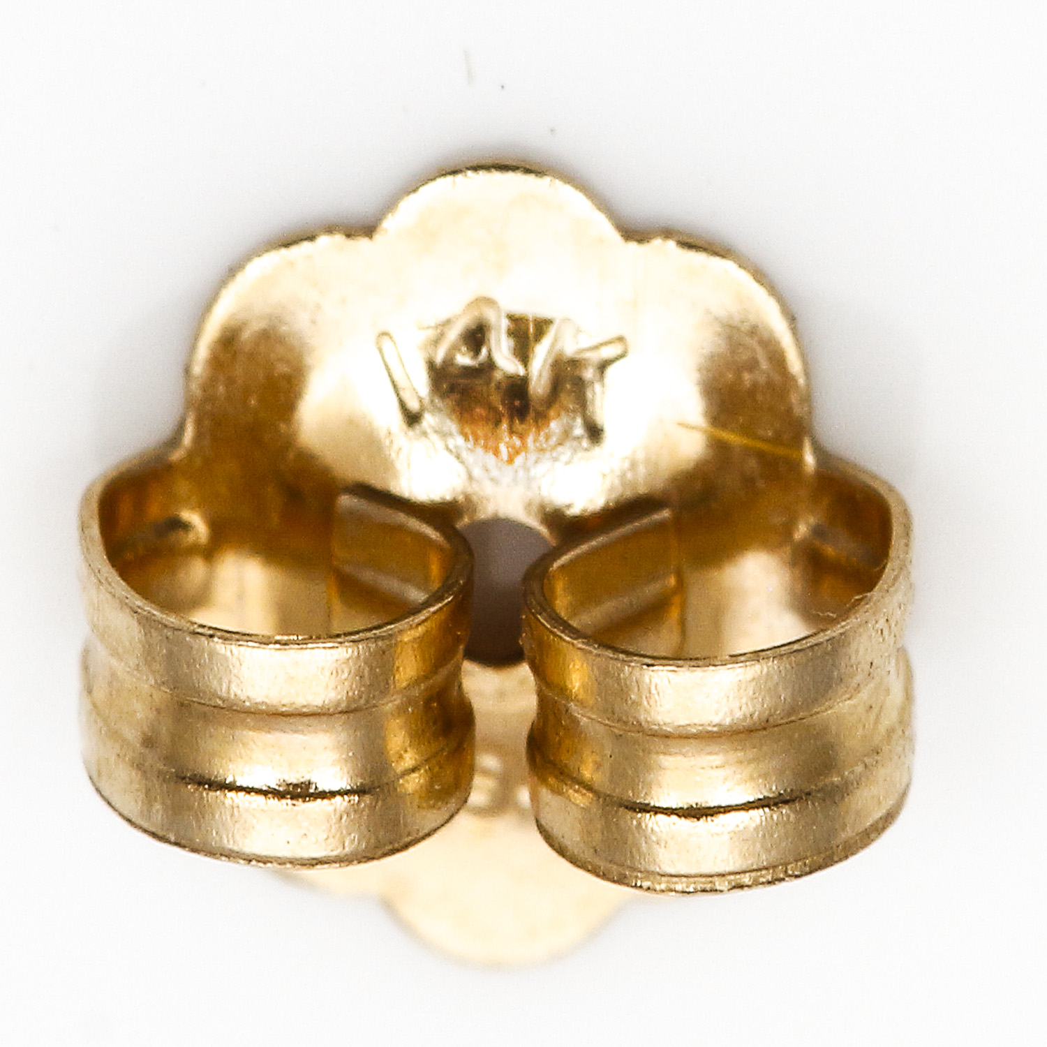 14K Yellow Gold Onyx Studs