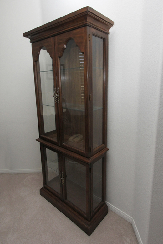 Vintage American Furniture Illuminated Cabinet