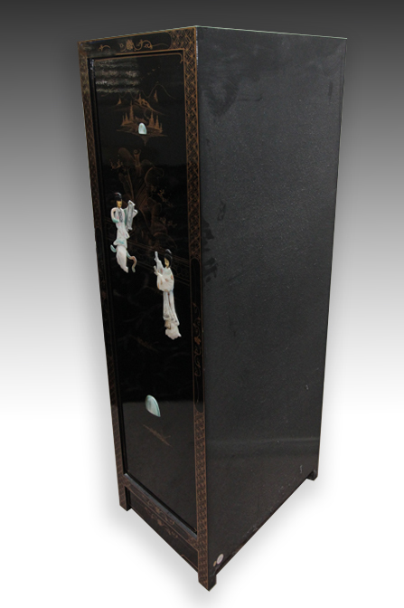 Black Lacquer Chinese Cabinet