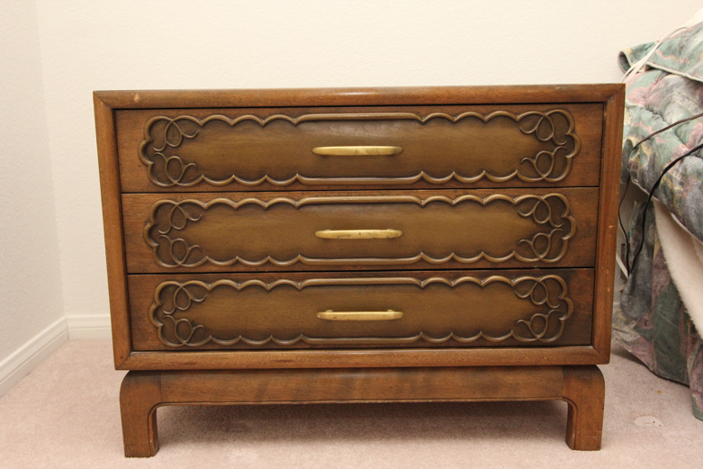 Vintage Walnut Chest of Drawers