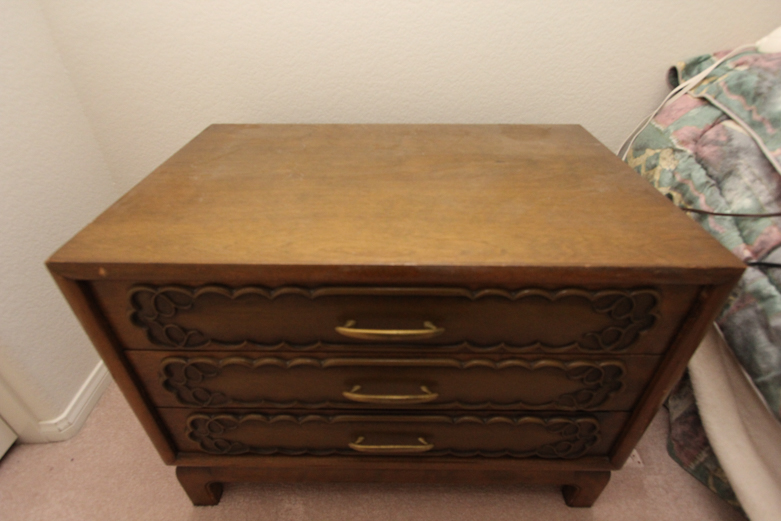 Vintage Walnut Chest of Drawers