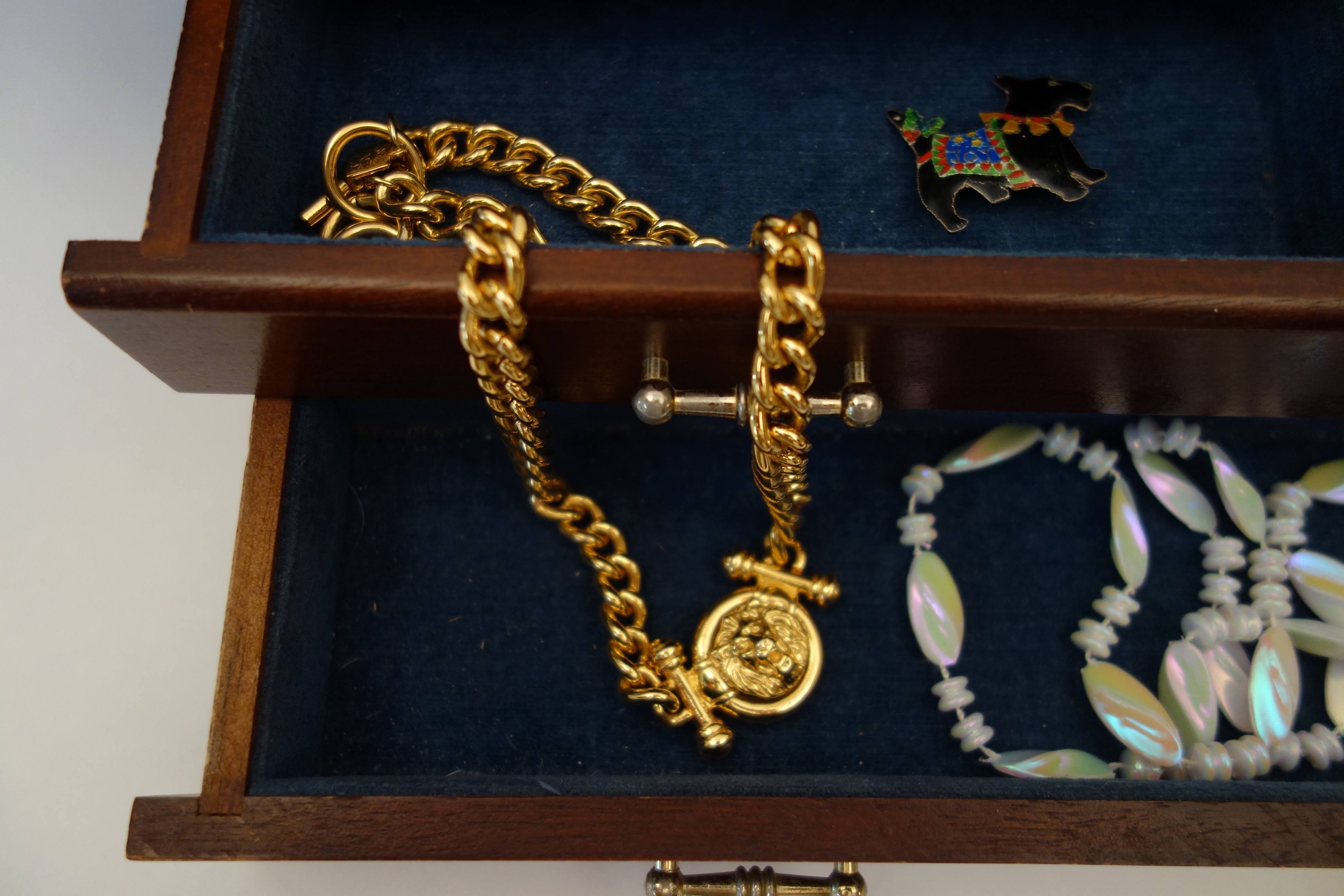 Vintage Jewelry Box and Costume Jewelry Collection