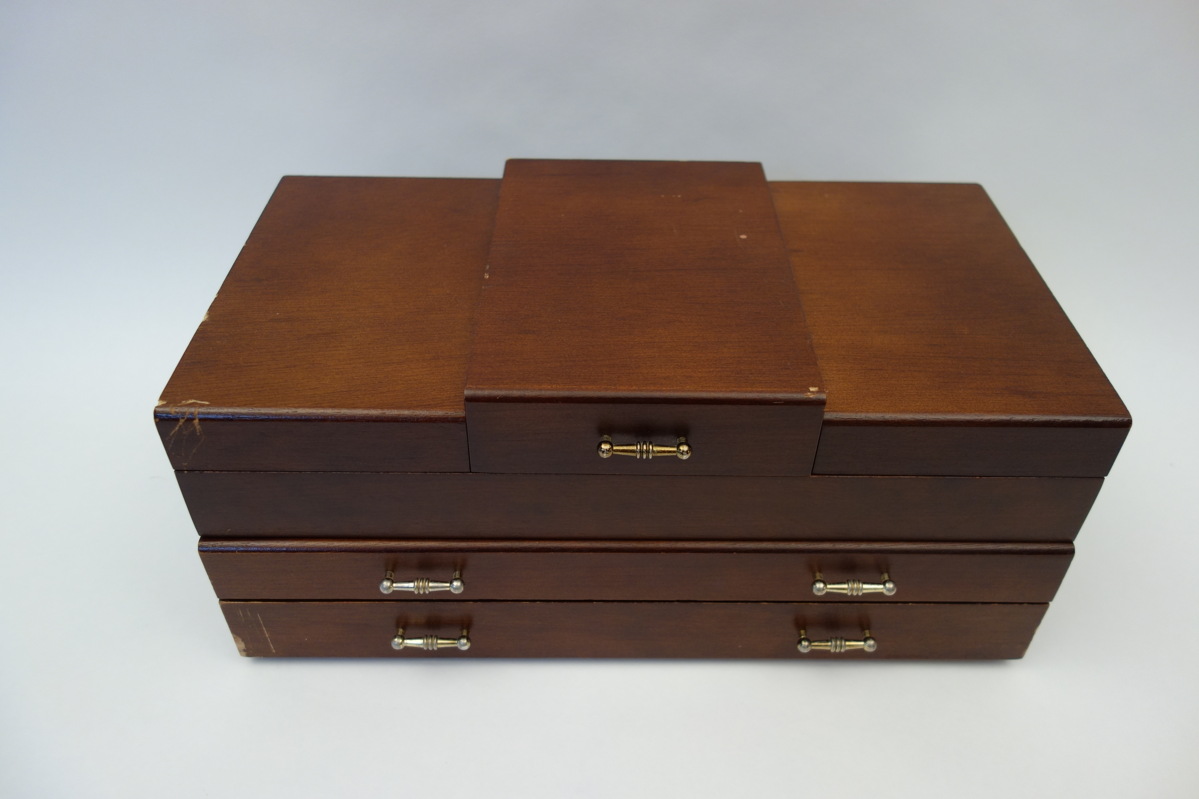 Vintage Jewelry Box and Costume Jewelry Collection