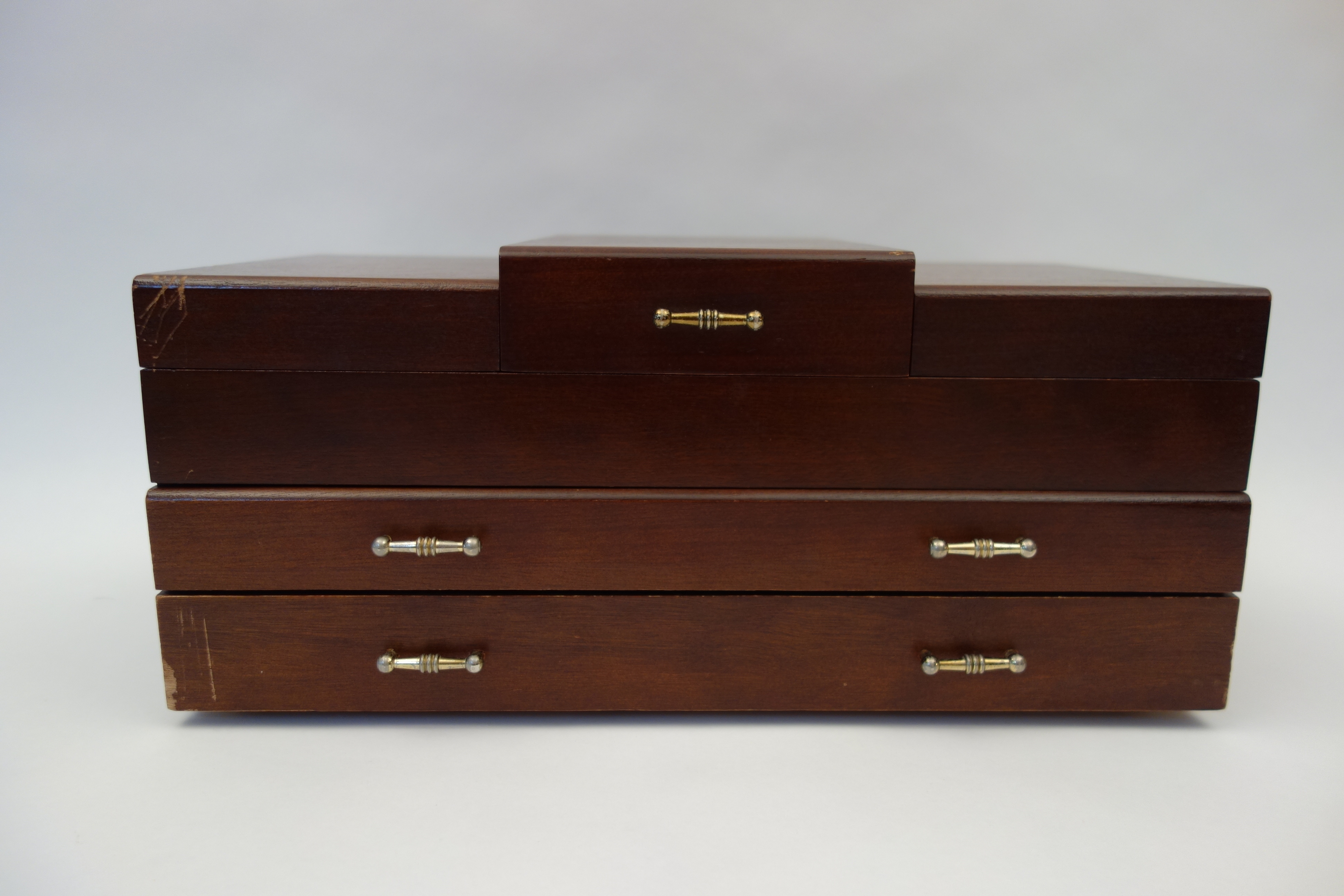 Vintage Jewelry Box and Costume Jewelry Collection