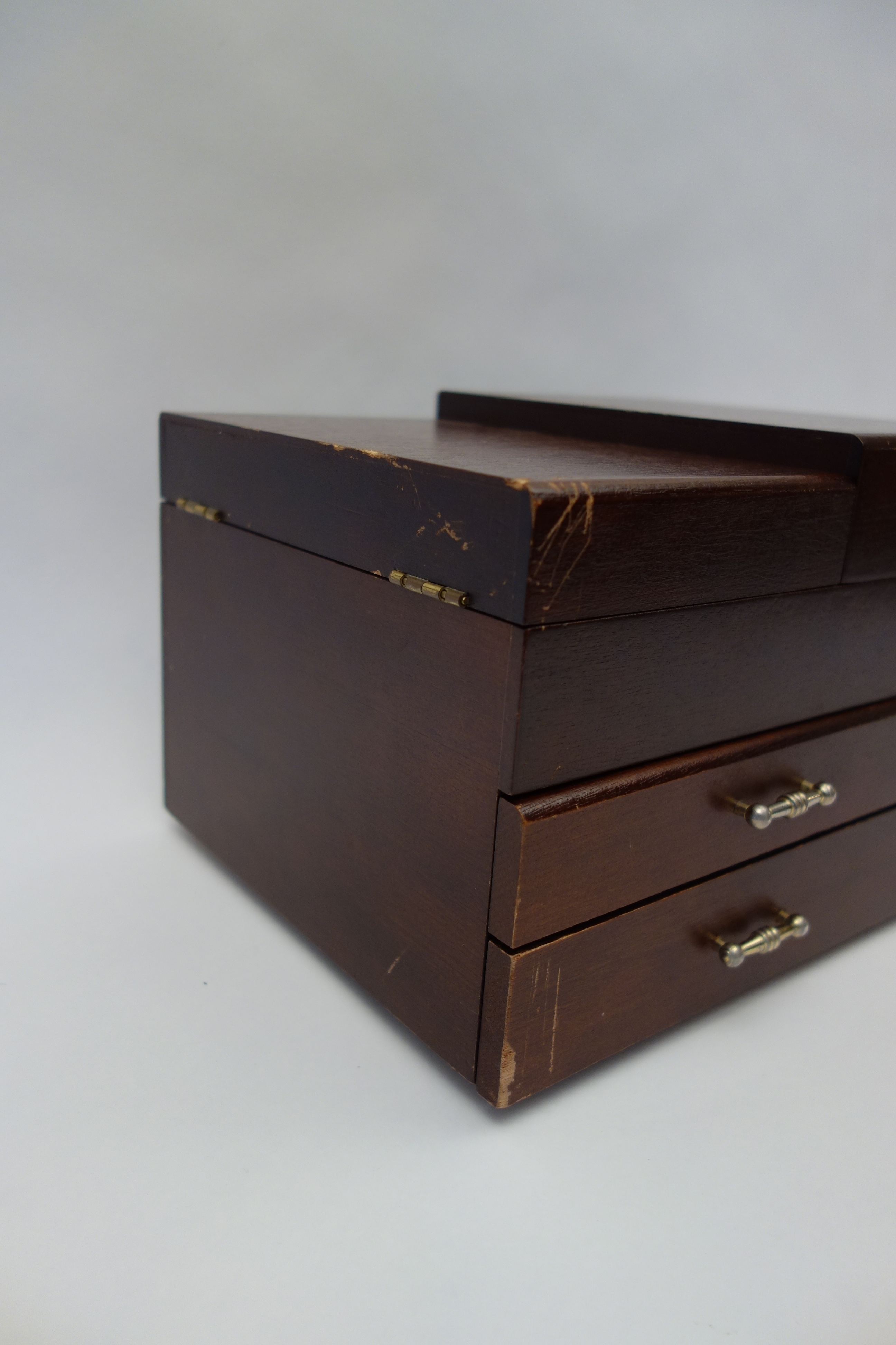 Vintage Jewelry Box and Costume Jewelry Collection