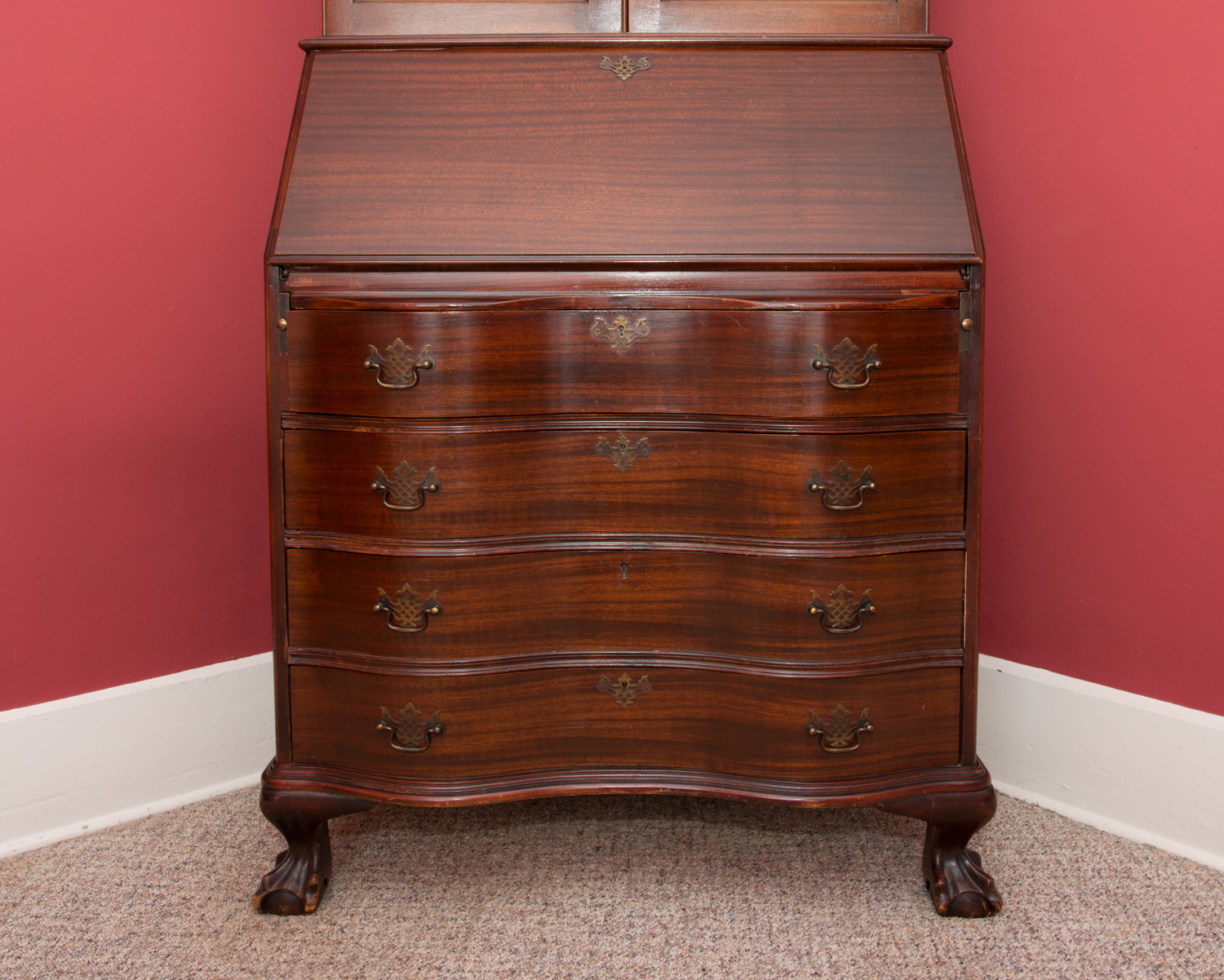Vintage Mahogany Slant-Front Secretary