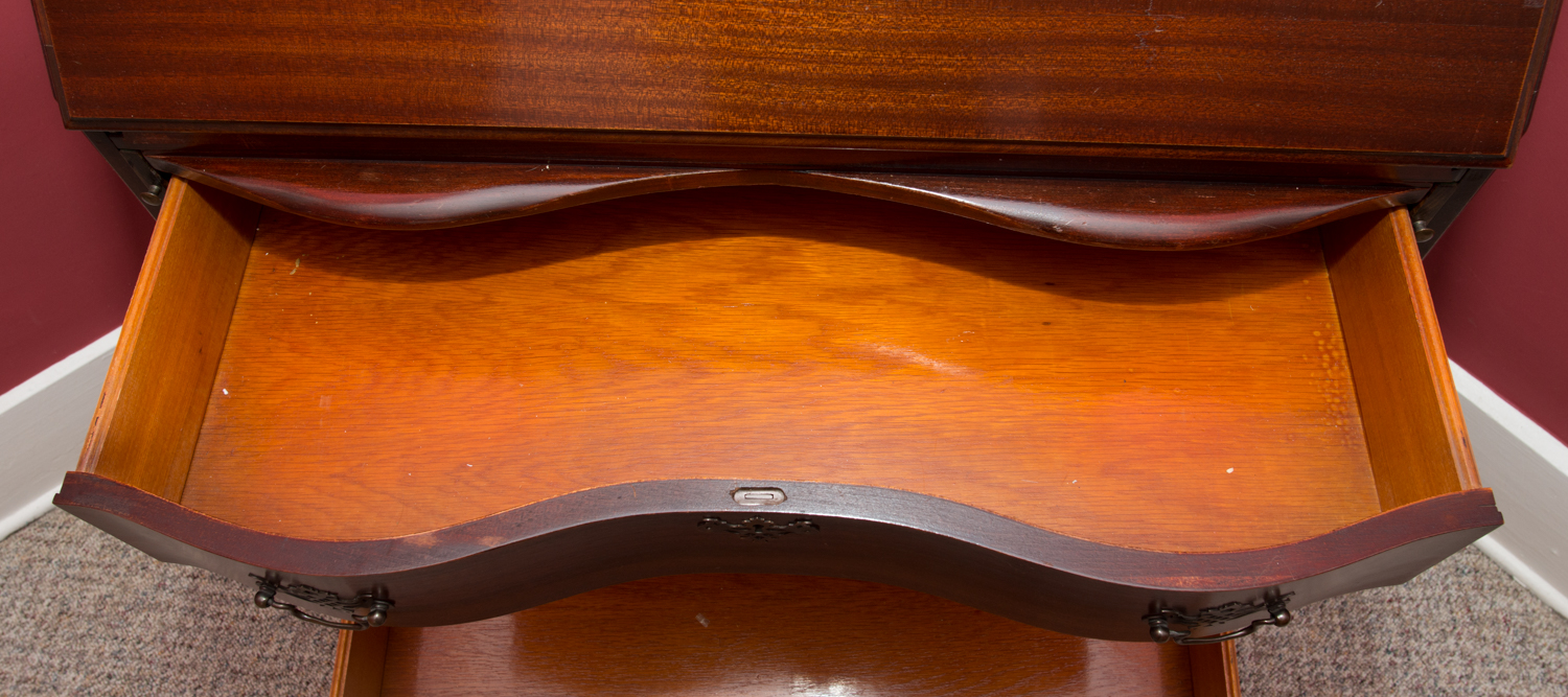 Vintage Mahogany Slant-Front Secretary
