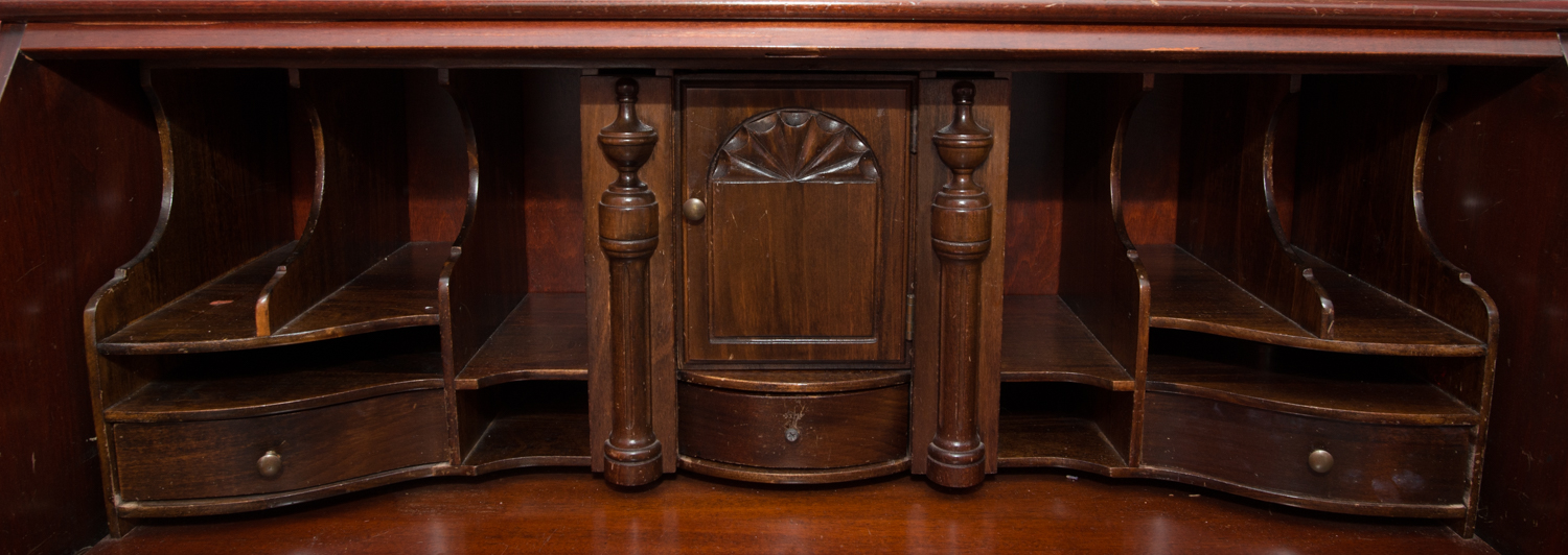 Vintage Mahogany Slant-Front Secretary