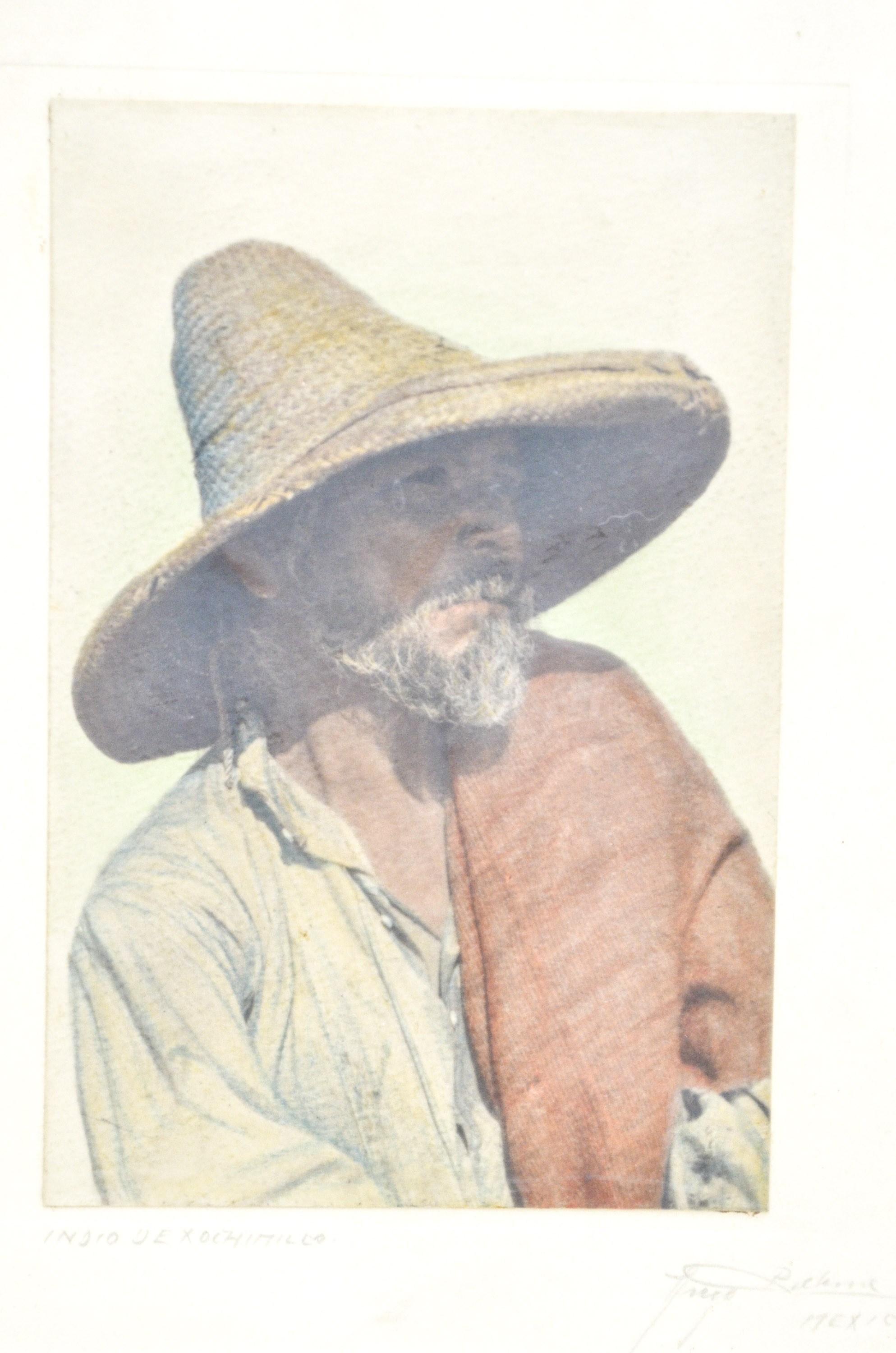 Hugo Brehme Hand Colored Photograph