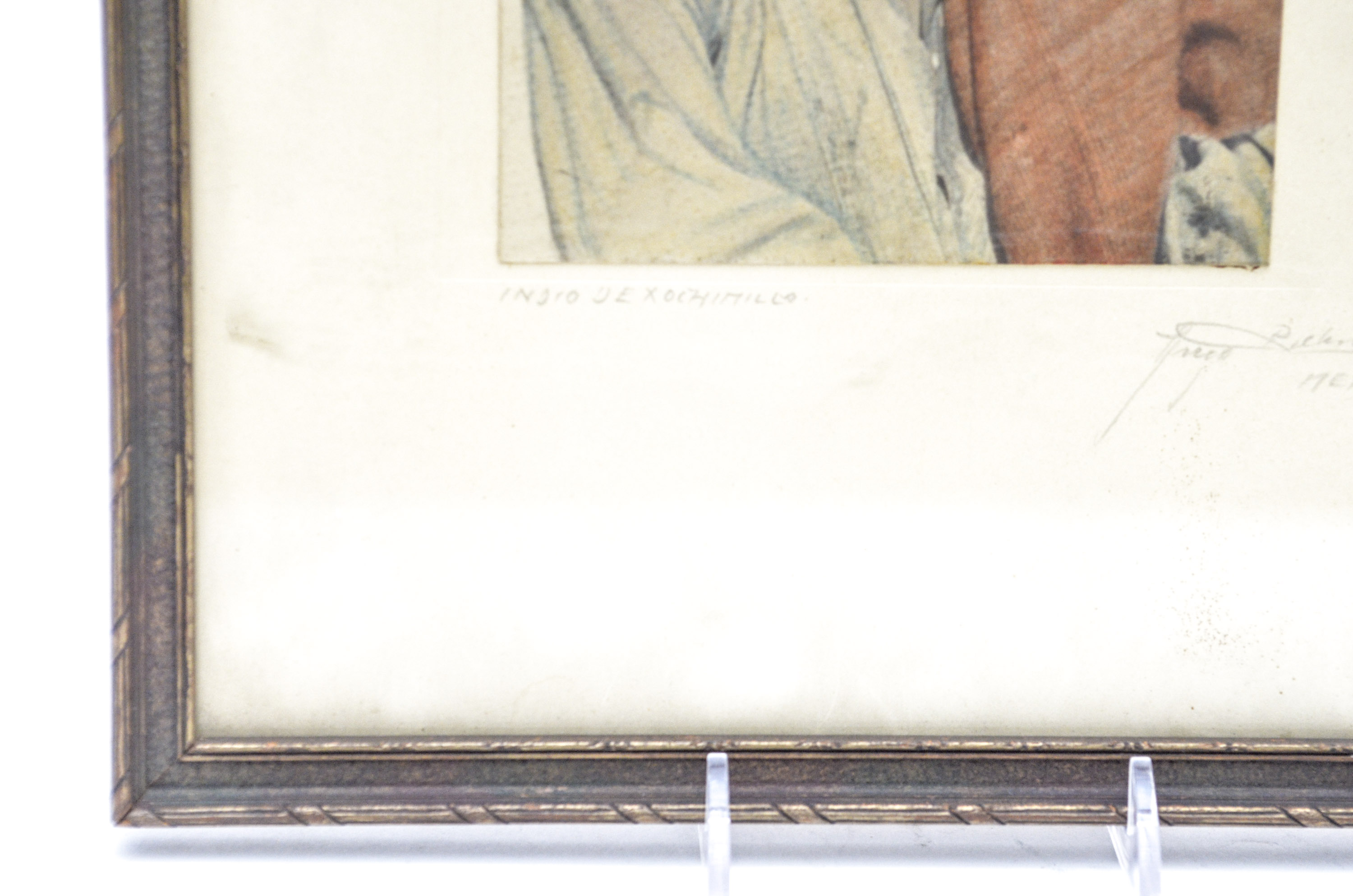 Hugo Brehme Hand Colored Photograph