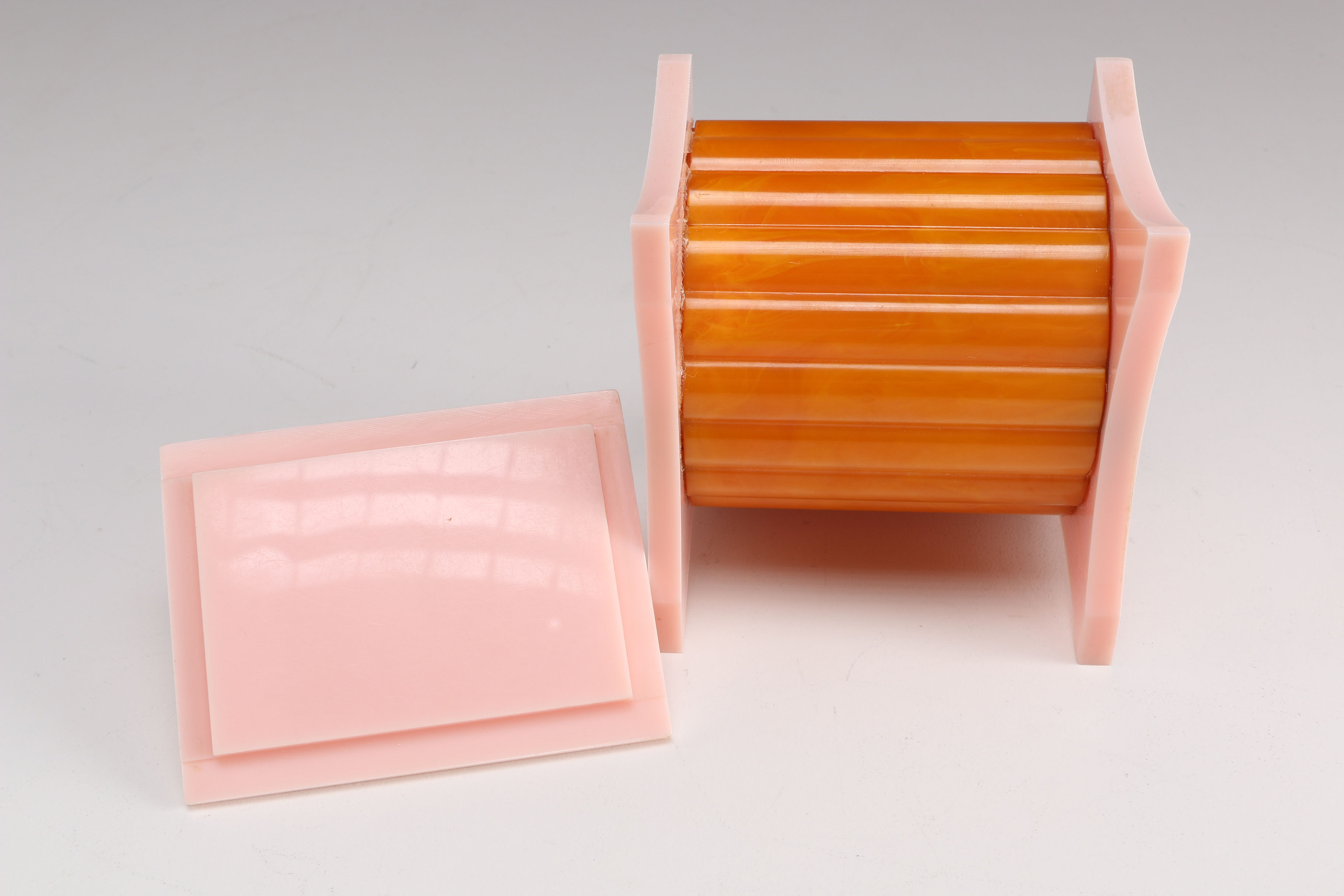 Pair of Vintage Bakelite Lidded Dishes