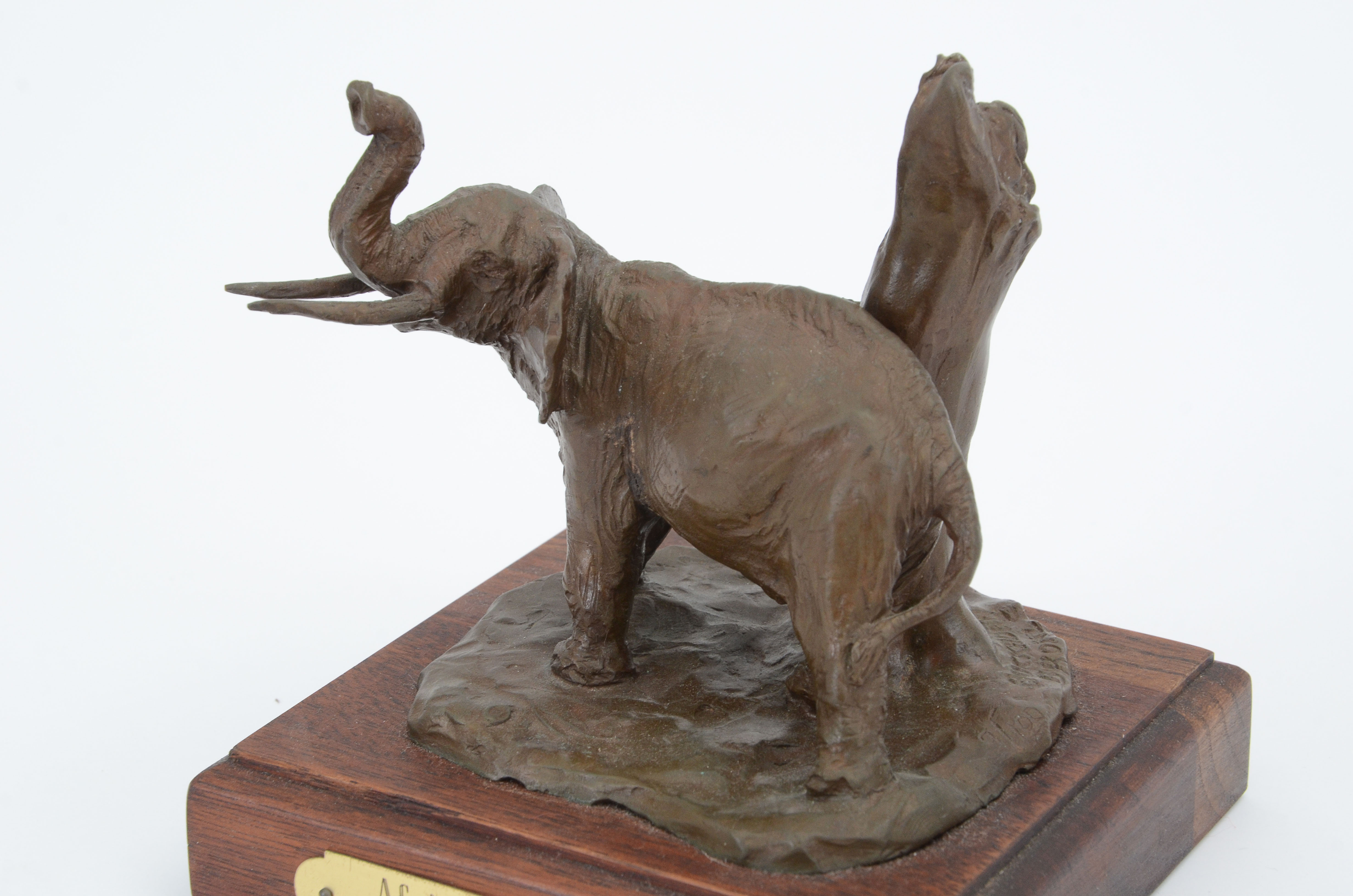 Limited Edition Tom Knapp "African Series One" Bronze Sculpture