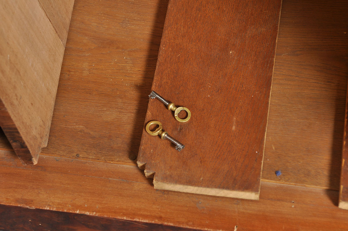 French Art Deco Armoire with Large Mirror