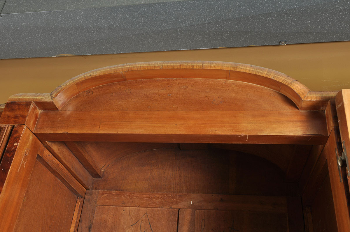 French Art Deco Armoire with Large Mirror