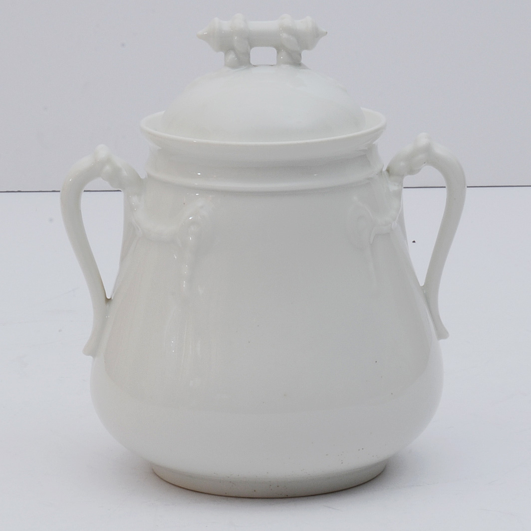 Late 1800s French Haviland Lidded Sugar Jar