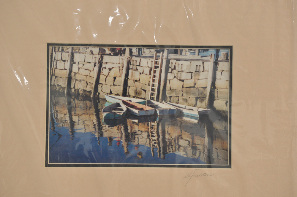 C. Fulton Matted Photograph