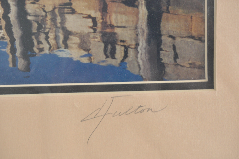 C. Fulton Matted Photograph