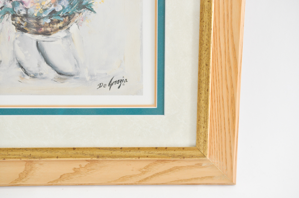 "Flower Boy" by Ettore DeGrazia Lithograph