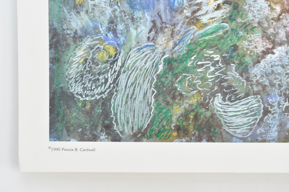 Limited Edition "Scenic View" by Pencie B. Cardwell Lithograph