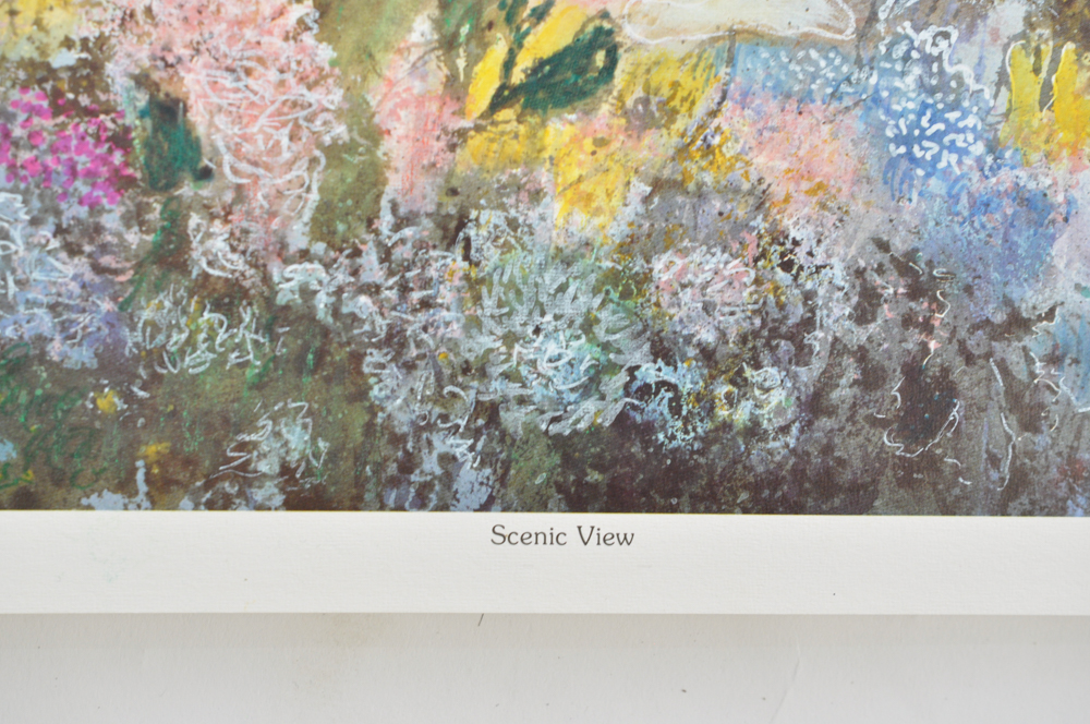 Limited Edition "Scenic View" by Pencie B. Cardwell Lithograph