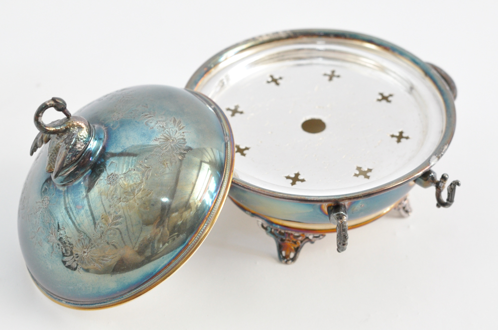 Smithson Hall Miller Co. Silver Plate Chafing Dish